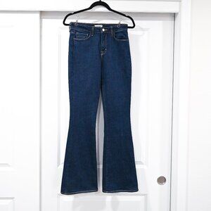 L'Agence Size 26 Bell High Rise Flare Phoenix Jean in Dark Wash